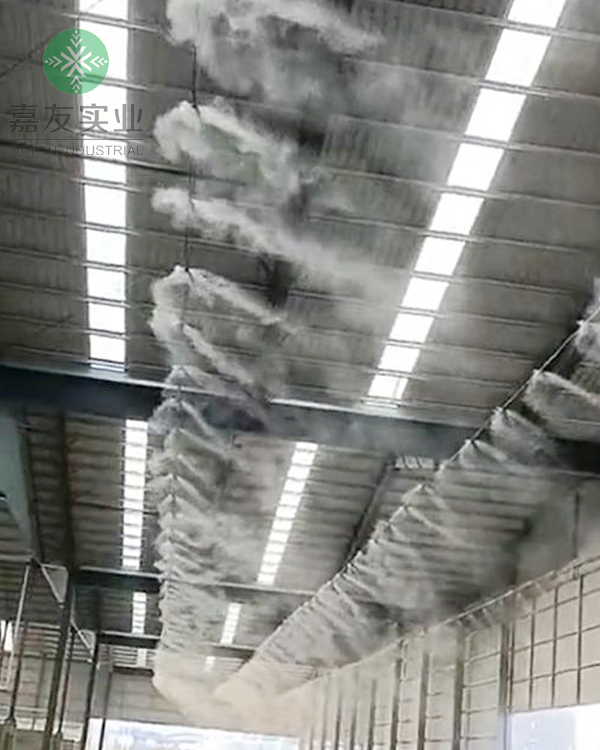 料棚車輛通道區域降塵