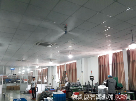 余姚塑業車間除靜電加濕1
